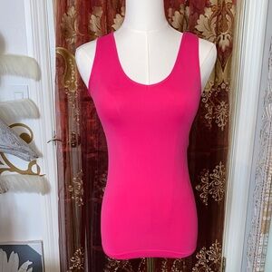 Bebe Pink Cut Out Tank Top P/S